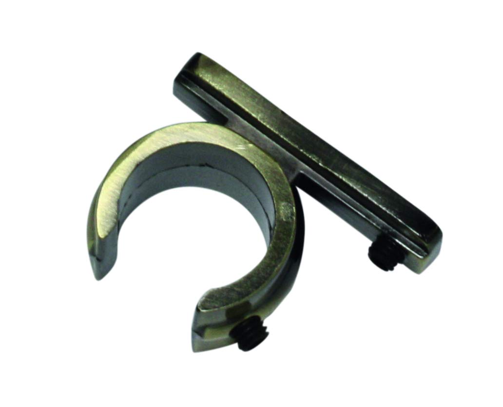 Gardinia Ring Adaptor for Universal Curtain Rods Diameter 16 mm Pack of 2 Memphis Series Metal Antique Brass — image 1