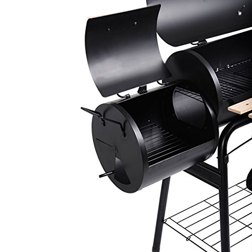 Giantex Outdoor BBQ Grill Charcoal Barbecue Pit Patio Backyard Meat Cooker Smoker