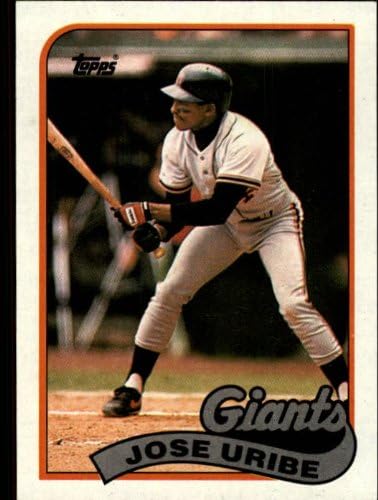 Amazon 1989 Topps Baseball Card 753 Jose Uribe Collectibles 