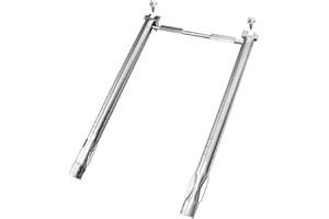 ROCFAN Grill Burner Replacement for Weber Spirit I & II E-210, E-220, S-210, S-220 (with Front-Control), Replacement Parts for Weber Spirit 200 Series Grill, 18"