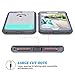 ULAK iPhone 7 Plus Case, Slim Shockproof Flexible TPU Bumper Case Durable Anti-Slip Lightweight Front and Back Hard Protective Safe Grip Cover for Apple iPhone 7 Plus 5.5 inch Mint Stripes Minimal