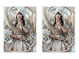 100 Let Sleeping Dragon Lie Deck Protectors Max Protection Shuffle Tech Art Sleeves 2-Packs - Standard Magic the Gathering Size White