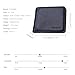 FlyHawk Men's RFID Blocking Genuine Leather Biford Mini&Slim Size Wallet, Classic-black, One Size