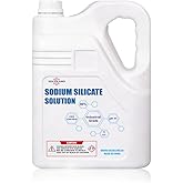SOLIDLAND Sodium Silicate Solution (Water Glass) - 1 GAL Pail, Industrial Grade, High Purity, Multi-Purpose Adhesive &amp; Sealant
