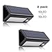 Binval 50 LED Solar Motion Sensor Wall Lights, Foldable Waterproof Wireless, Perfect for Outdoor, Patio, Deck, Yard, Garden, Fence, Driveaway(1-pack).