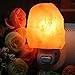 Home Decoration Mini Hand-carved Natural Crystal Salt lamps Himalayan Salt Night Light Lamp Wall Light Nursery Nightlight US Plug