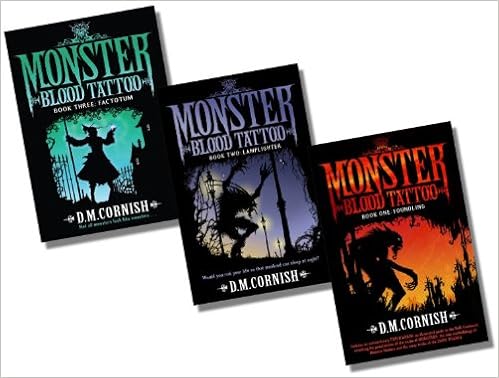 Monster Blood Tattoo Collection 3 Books Rrp 21 97 Monster Blood Tattoo 1 Foundling Monster Blood Tattoo 2 Lamplighter Monster Blood Tattoo 3 Factotum Amazon Co Uk D M Cornish Books