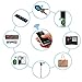 Key Finder, EIVOTOR Wireless RF Item Locator with Base Support and LED Flashlight, Remote Control, 1 RF Transmitter and 4 Receivers