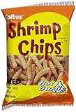 Calbee Shrimp Chips, Hot Garlic, 3.3-Ounce Packages (Pack of 12)