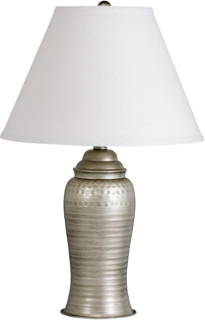 pewter table lamp