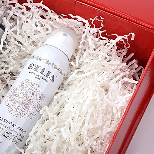 PACKHOME 1 LB Crinkle Cut Paper Shredded Paper Shred Filler, Premium Quality for Gift Packing and Baskets Filling (Snow White)