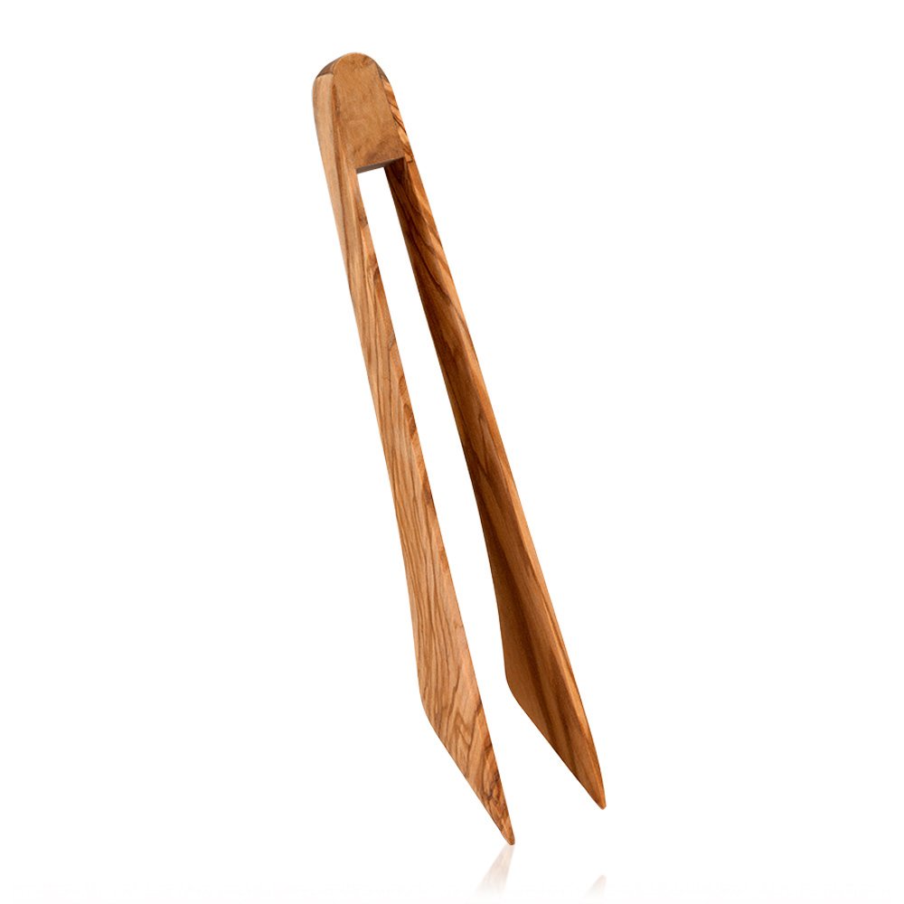 Metaltex 580618010 Serving Tongs 30 cm Olive Wood