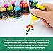 Arrtx-24 Assorted Colors 3D Fabric Paint for Fabric,Canvas,Wood,Ceramic,Glass with a Fine-Point Tip for Precise Application-Non Toxic Permanent Value Pack