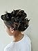 Need no more pins or clips ! Dent-less Hair Rollers. Washable and light. 8 Black Rollers In One Package. One Size.