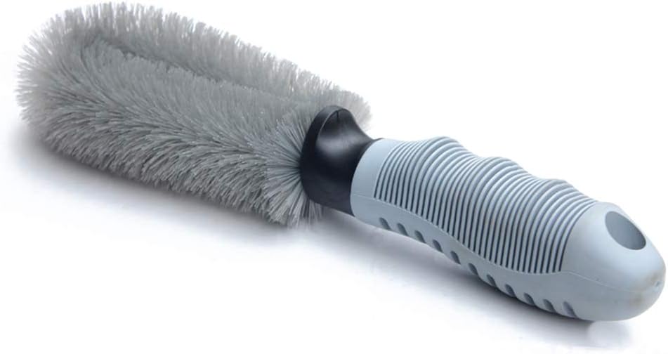 LCZ Cleaning Brush, A Rim for Cars, Water with Rubber Coated Handle Brush Cleaning Tool