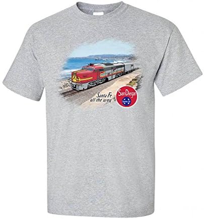 AT&amp;SF (Santa Fe) San Diegan Railroad T-Shirt Kids Small (6-8) [120]