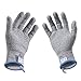 KingKut Cut Resistant Gloves, Kitchen Cutting Gloves, Professional Cut Gloves for Oyster Shucking, Wood Carving, Butchering, Whittling, Meat Cutting, Unique Transverse Knitting Tech, 1 Pair (Large)