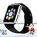 StarryBay SW-08-1 Sweatproof Smart Watch Phone for iPhone 5s/6/6s and 4.2 Android or Above SmartPhones - Black