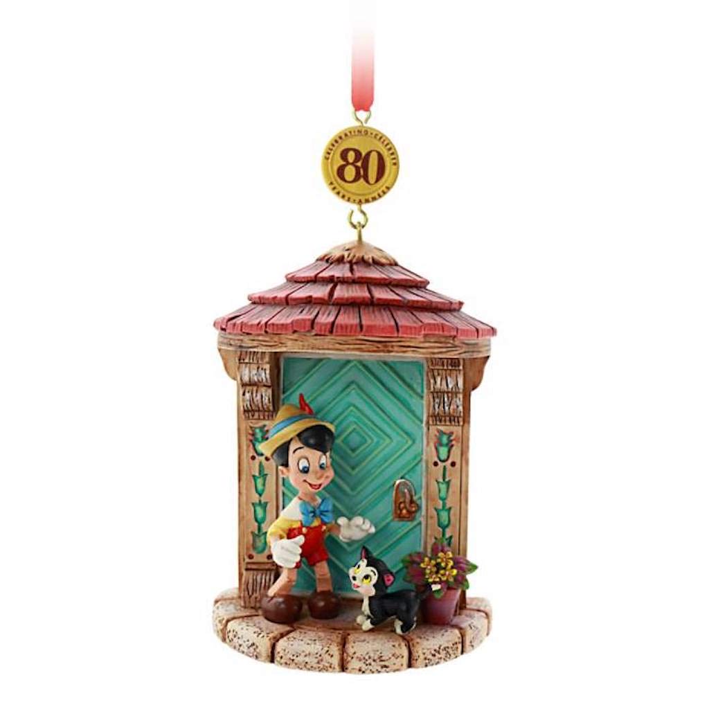 Disney Store Pinocchio Legacy Hanging Ornament 80th Anniversary