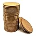 Cork Coasters - Round Blank Cork Drink Coasters 4 Inches with Rounded Edges - 1/4 Inch Thick - Pack of 30 - Coasters For Drinks, DIY Crafts, Plants, Party and Wedding Favors