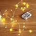 Tasodin led Fairy Lights Waterproof 16.4ft String Lights Battery Operated for Wedding, Home, Garden, Party, Christmas Decoration, Warm White