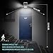Outdoor Solar Lights,AHOLIC PIR Led Solar Motion Sensor Light for Garden Yard Patio Deck Porch (Warm White,Waterproof IP65,Touch&Induction Switch,12Leds,Updated Version)