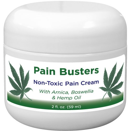 Pain Busters Arnica, MSM & Hemp Oil Pain Relief Cream