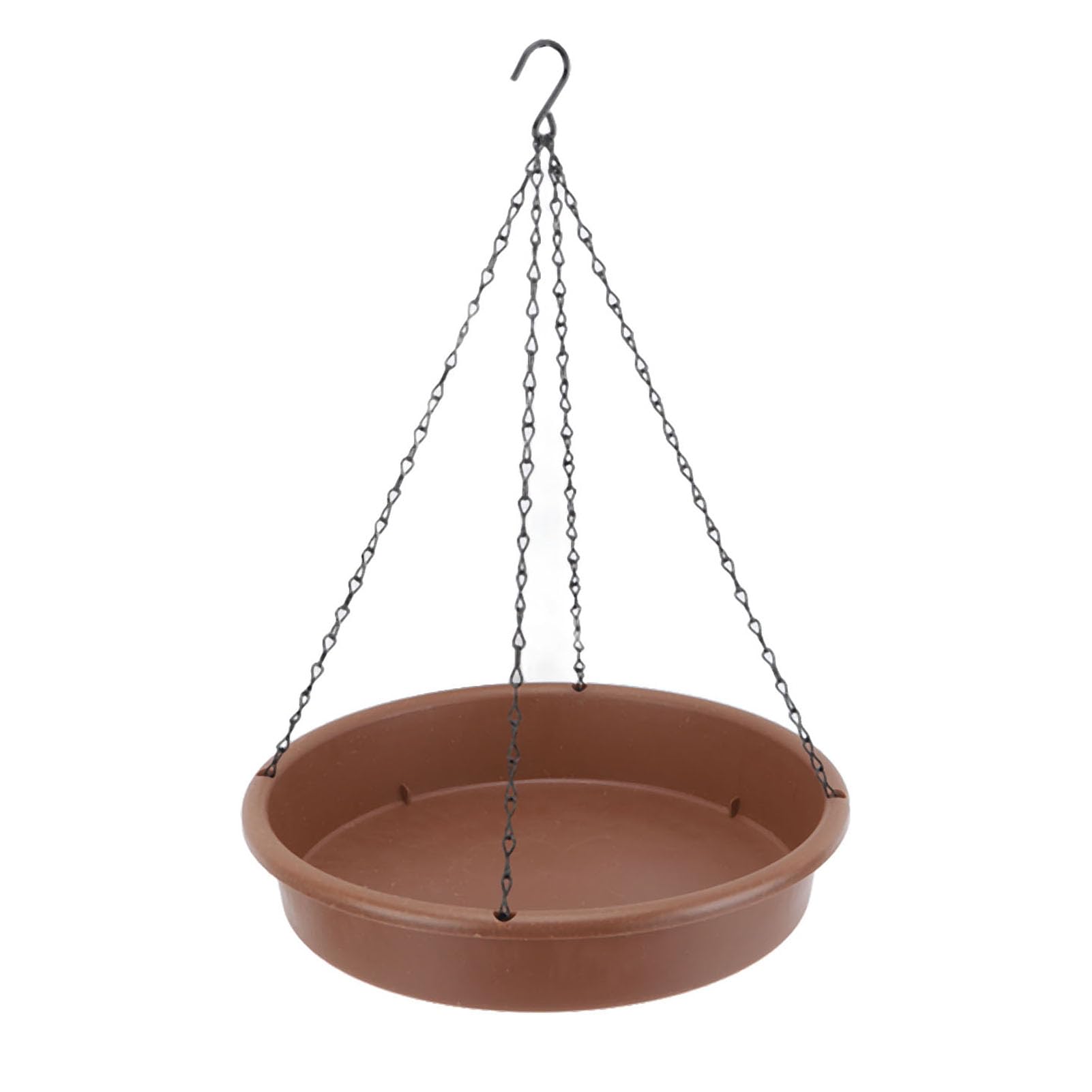 Hanging Bird Feeder, Large Capacity 2 in 1 Hanging Bird Bath Tray Bird Feeder Tray with 30.5cm Diameter, Hanging Platform Bird Feeder Dish Bird Feeders for Outdoors Hanging