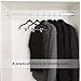 SONGMICS Hangers, 12-Pack Velvet Pants Hangers with Clips,No-Slip Strong Enough and Space Saving with Metal Clips Grooves Hook for Coat Pants Jacket, Black UCRF12B