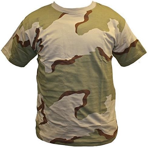 DallaswearAdult Camouflage Army Cargo Combat Military T-Shirt S - 5XL 8 Colours
