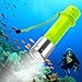 BlueFire 1100 Lumen CREE XM-L2 Professional Diving Flashlight, Bright Submarine Light Scuba Safety Lights Waterproof Underwater Torch for Outdoor Under Water Sports (Yellow)