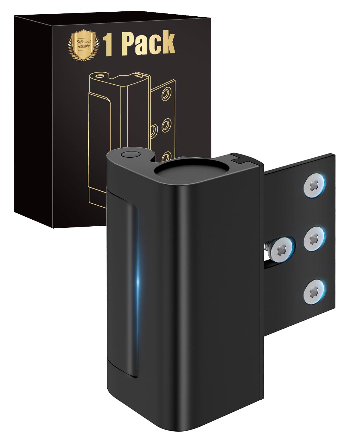 Photo 1 of Home Security Door Reinforcement Lock - Child Proof Door Locks for Kids Safety Withstand 800lbs Metal Front Door Child Safety Lock Add High Security Door Latch Lock to Guard Home for Inside Swing Door