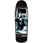 Santa Cruz Knox Punk Reissue Skateboard Deck, 9.89in x 31.75in, Black, 7 Ply Maple