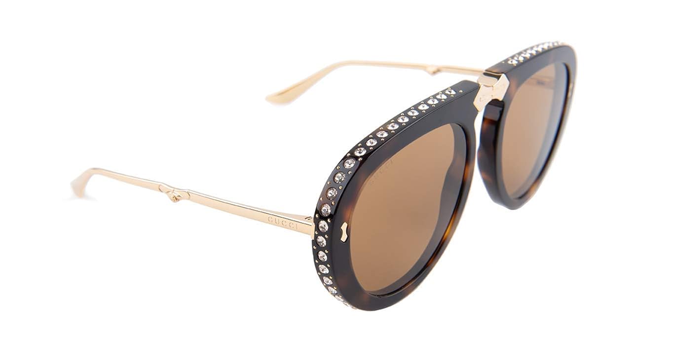 gucci foldable aviators