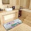 LNAGT Area Rugs Mermaid Coral Area Carpets Soft Non-Slip Runner Rug for Living Room Entryway Kitchen Mat Doormat 3920 inch