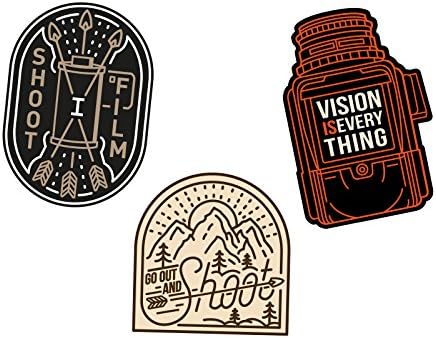 Asilda Store Sticker Set [Premium Quality Matte Waterproof Vinyl Stickers for Water Bottles] (Camera Set #3)