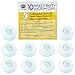 AROMA TREES Professional Strength Suction Cups 45mm (Large - 10 Packs) Without Hook