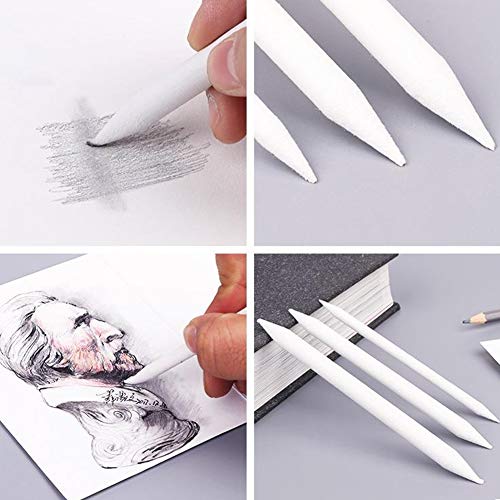 Koogel 22 Pcs Shading Tools for Drawing, Student Sketch Drawing Tools Student Artist Sketch Drawing Blending Stump for Student Artist Charcoal Sketch Drawing Tools