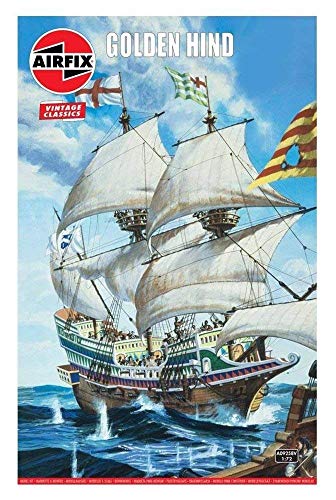 Airfix Schiff Golden Hind Starter Set Plastik Modellbau Bausatz, – Bild 3