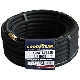 Goodyear Rubber Air Hose - 3/8in. x 50ft., Black