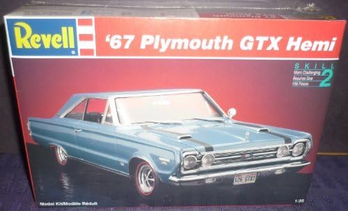 #7359 Revell 67 Plymouth Gtx Hemi 1/25 Scale Plastic Model Kit