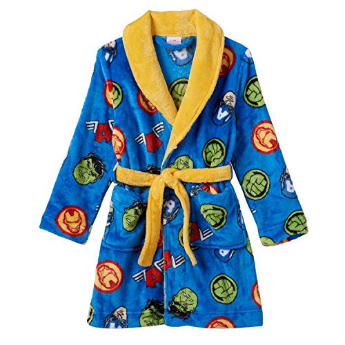 Marvel Avengers Little Boys' Fleece Bathrobe 4-10, Size 8