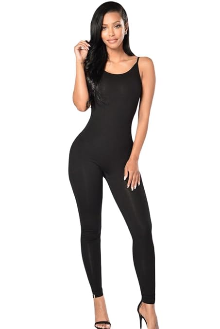 skinny strap jumpsuit