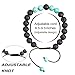 Romavida Anxiety Lava Stone Diffuser Bracelet, Yoga Bead Bracelet Natural Crystal Bracelet, Healing Aromatherapy Turquoise Beads Essential Oil Stretch 8mm Beaded Bracelets for Women and Men