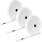 3 Rolls Jelly Roll Batting Strips for Rugs 2 1/4 inch Total 150 Yards | Cotton Blend Batting on a Roll, Quilt Batting by a Roll, Batting for Upholstery Cotton Rolls, for Jelly Roll Throw Rug