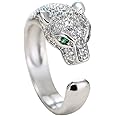 Aiede Sterling Silver Cheetah leopard Ring
