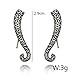 MINGHUA Vintage Octopus Sea Monster Squid Kraken Punk Antique Earrings