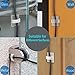 200 Pcs Homestarry Adhesive Cable Clips Wire Clips Cable Wire Management Wire Holder Cable Clamps Cable Tie Holder for String Lights, Car, Office and Home