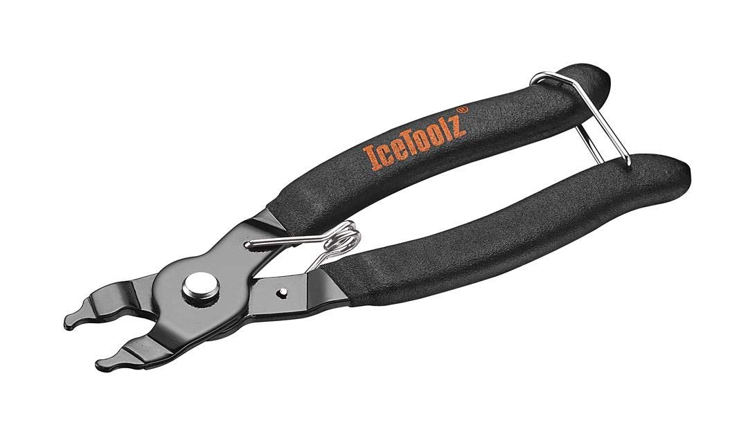 IceToolz Unisex Adult 62D3 Master Link Pliers 2-in-1 Tool - Black