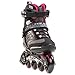 Rollerblade Zetrablade Women's Adult Fitness Inline Skate, Black and Cherry, Performance Inline Skates